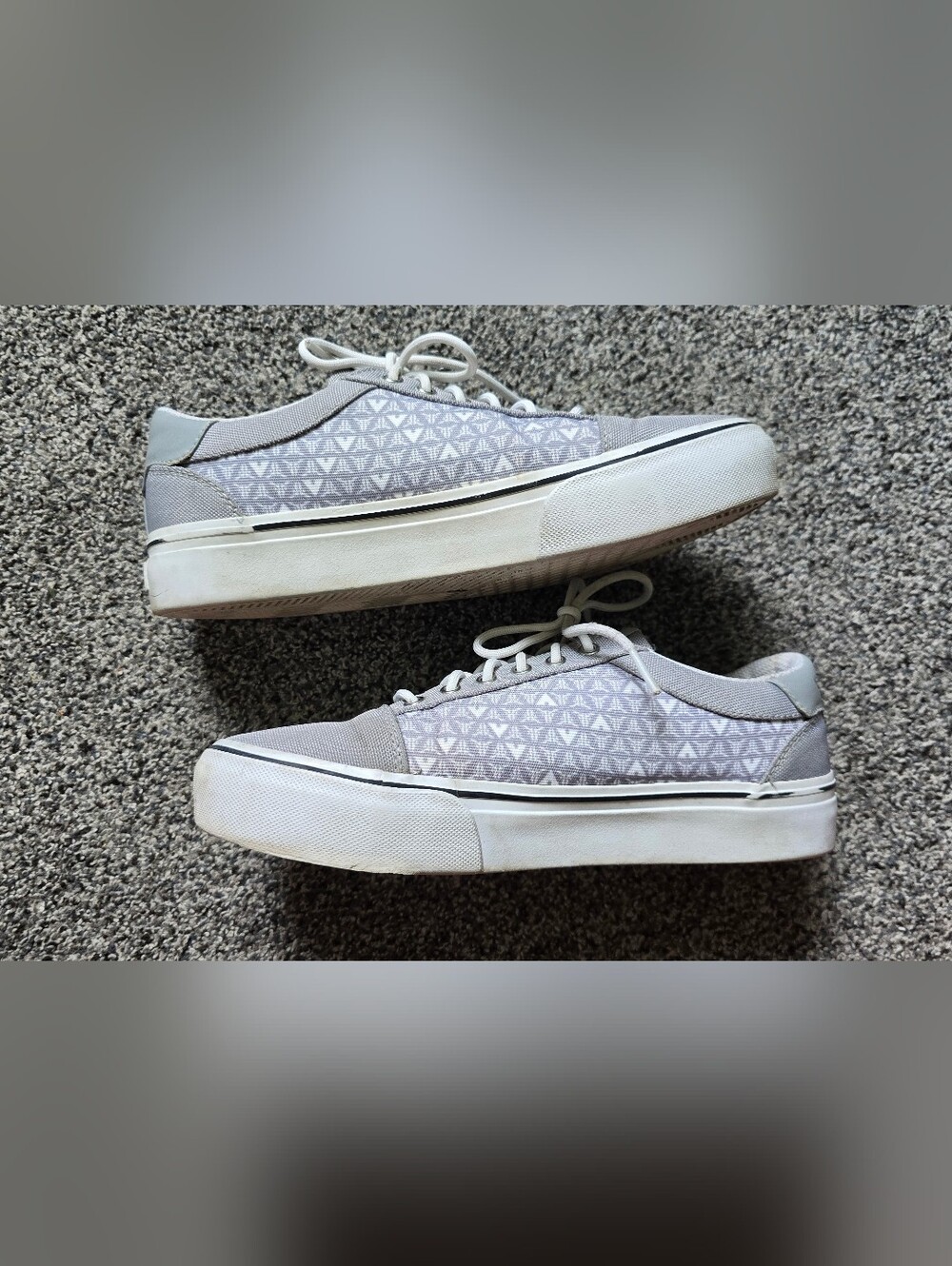 Airwalk Alya 5 Geometric Canvas Low Top Sneakers - Womens Size 8 - Picture 3 of 10